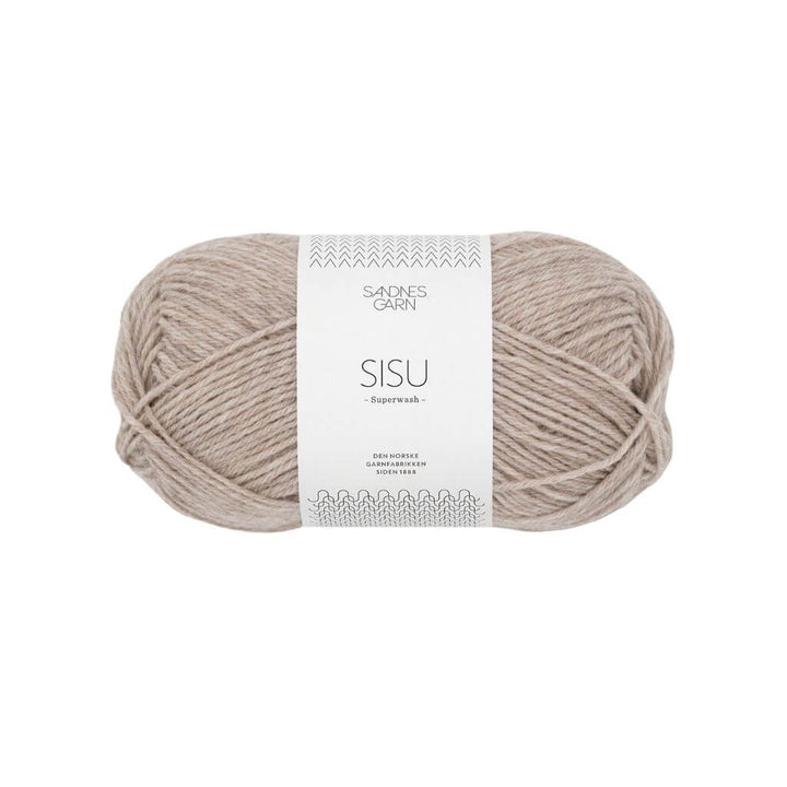 Sandnes Garn 2650 - Lys Beigemelert Sandnes Garn Sisu 50 g - Sockenwolle Superwash Lieblingsgarn