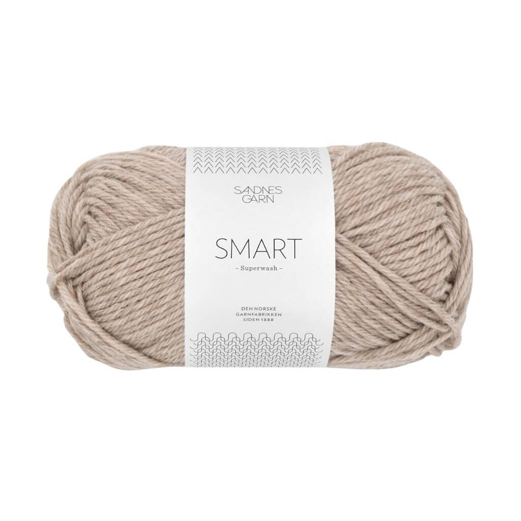 Sandnes Garn 2650 - Gråbeige melert Sandnes Garn Smart - 50g Lieblingsgarn