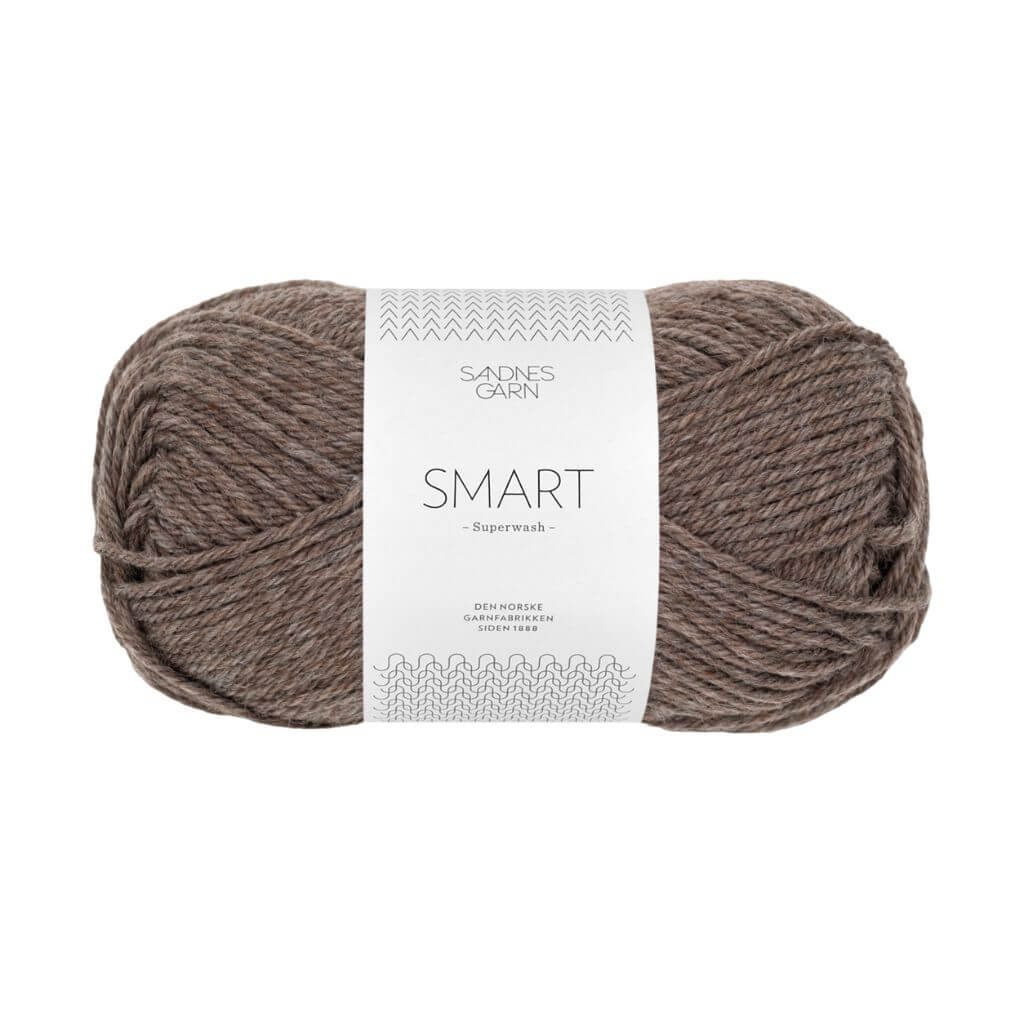Sandnes Garn 2652 - Mellombrun melert Sandnes Garn Smart - 50g Lieblingsgarn