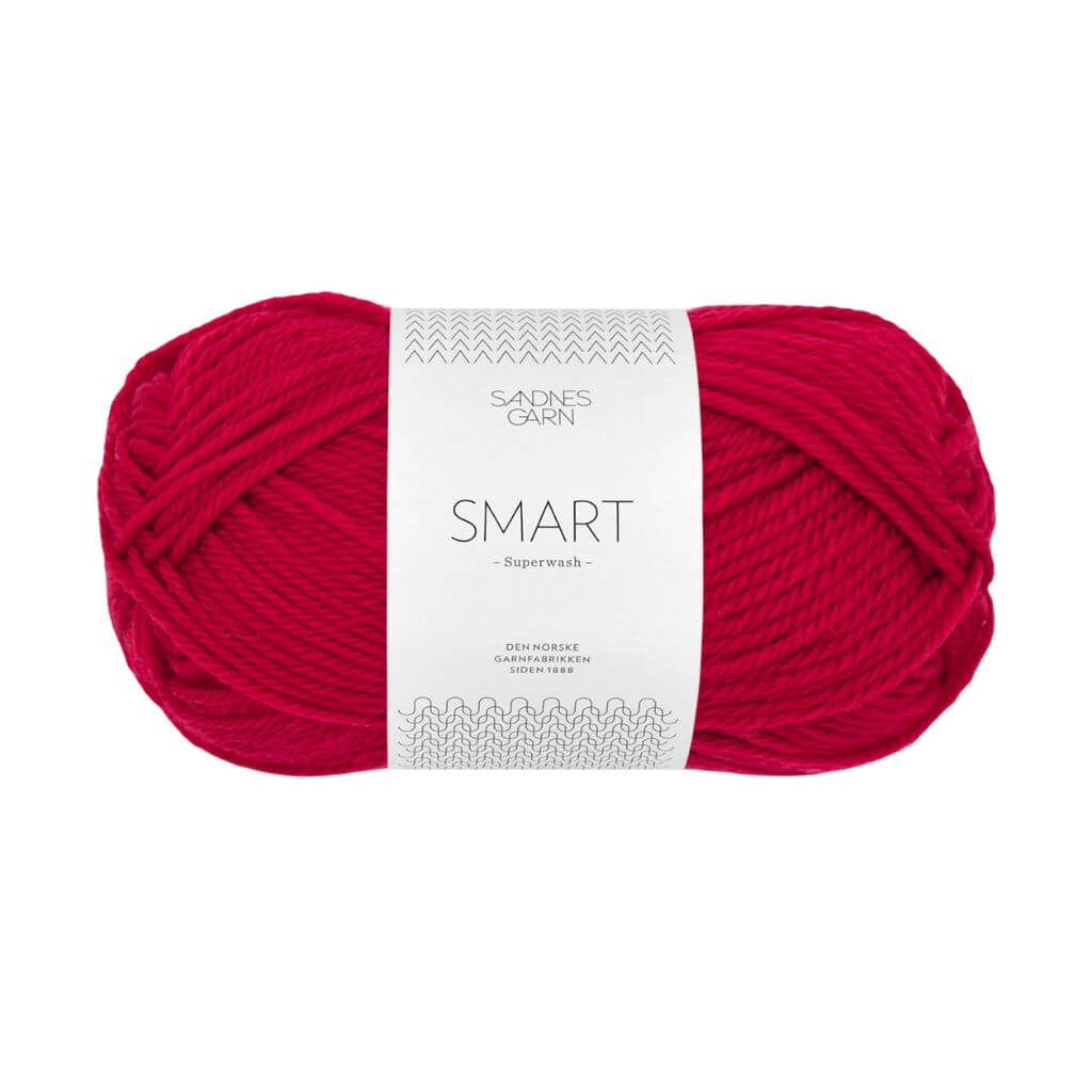 Sandnes Garn 4219 - Rød Sandnes Garn Smart - 50g Lieblingsgarn