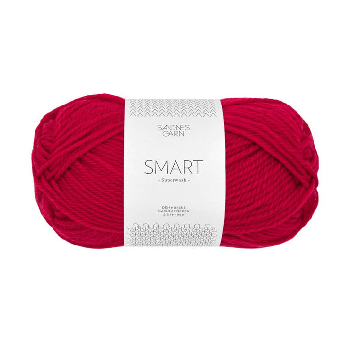 Sandnes Garn 4219 - Rød Sandnes Garn Smart - 50g Lieblingsgarn