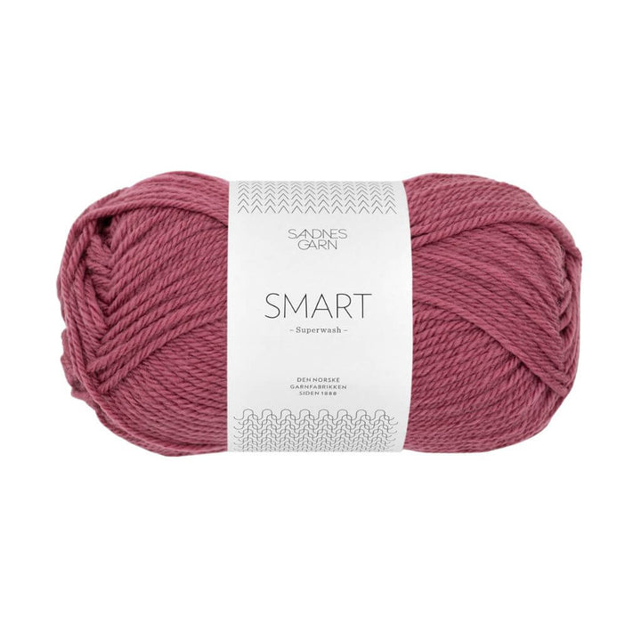 Sandnes Garn 4244 - Mørk Gammelrosa Sandnes Garn Smart - 50g Lieblingsgarn