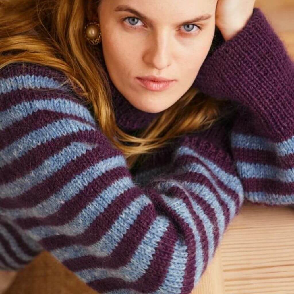 Sandnes Garn Pattern Gestreifter Pullover South Sweater Strickanleitung - Sandnes Garn (Heft) bei bei bei bei Lieblingsgarn