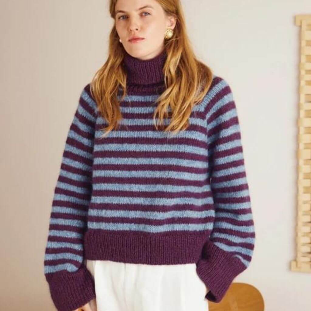 Sandnes Garn Pattern Gestreifter Pullover South Sweater Strickanleitung - Sandnes Garn (Heft) bei bei bei bei Lieblingsgarn