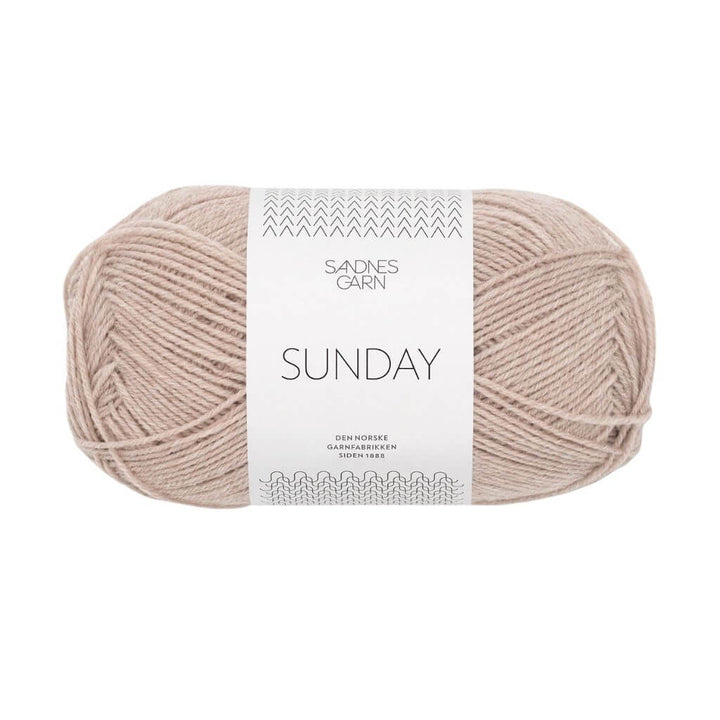 Sandnes Garn 2650 - Beigmelert Sandnes Garn Sunday - 50g Lieblingsgarn