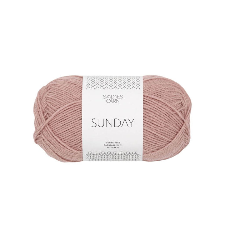 Sandnes Garn 4332 - Støvet Rose Sandnes Garn Sunday - 50g Lieblingsgarn