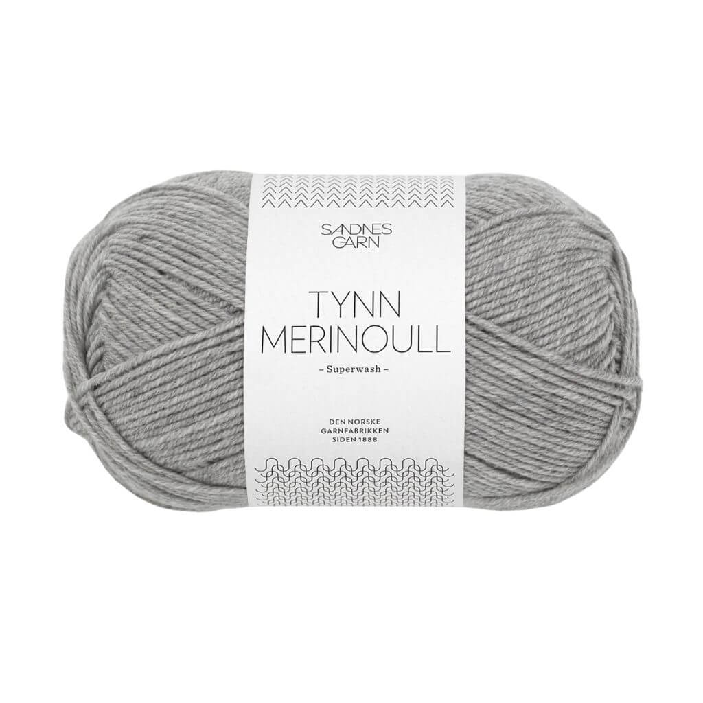 Sandnes Garn 1042 - Gråmelert Sandnes Tynn Merinoull - 50g Lieblingsgarn