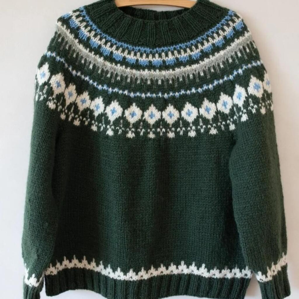 Sandnes Garn Pattern Weihnachtlicher Herren Pullover Strickanleitung - Sandnes Garn (PDF) bei bei bei bei bei Lieblingsgarn