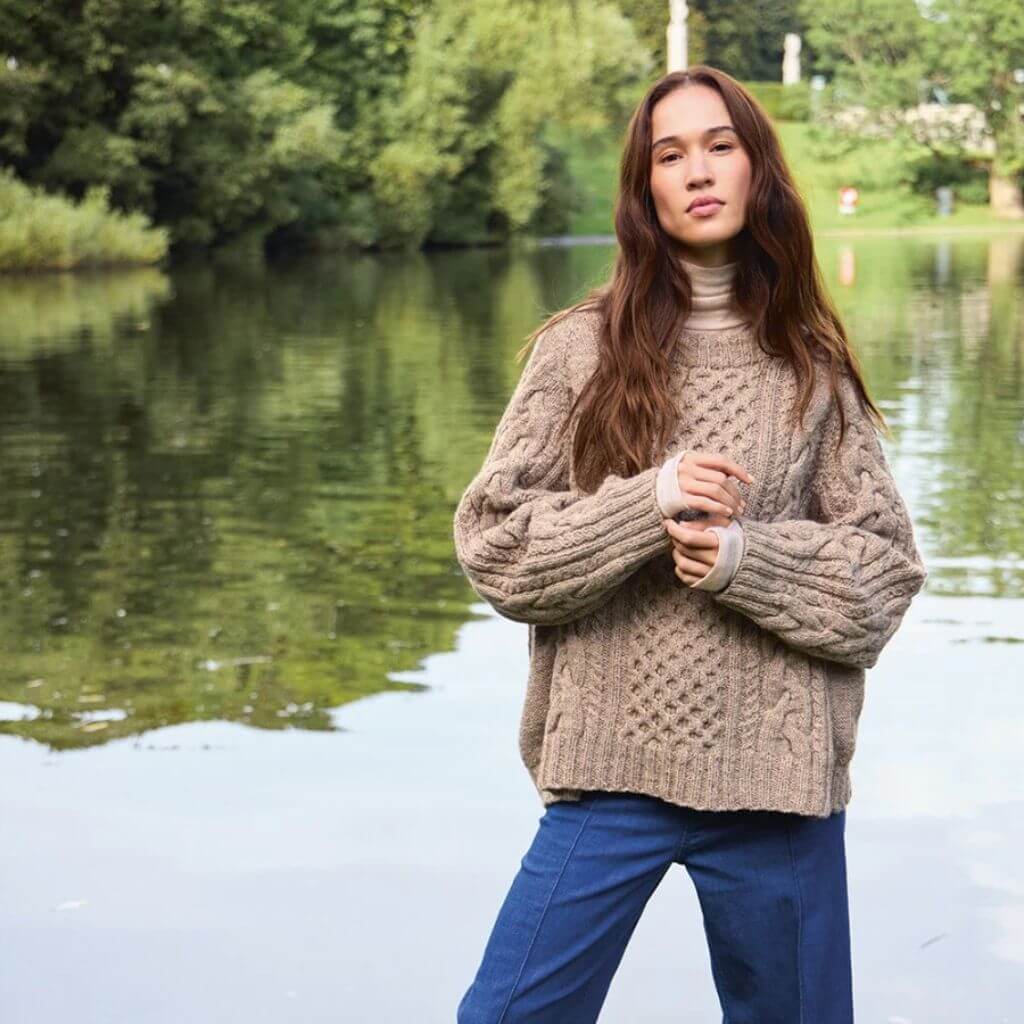 Sandnes Garn Wilbur Cable Sweater Strickanleitung - Sandnes Garn (Heft) bei bei bei bei bei bei bei bei bei bei Lieblingsgarn