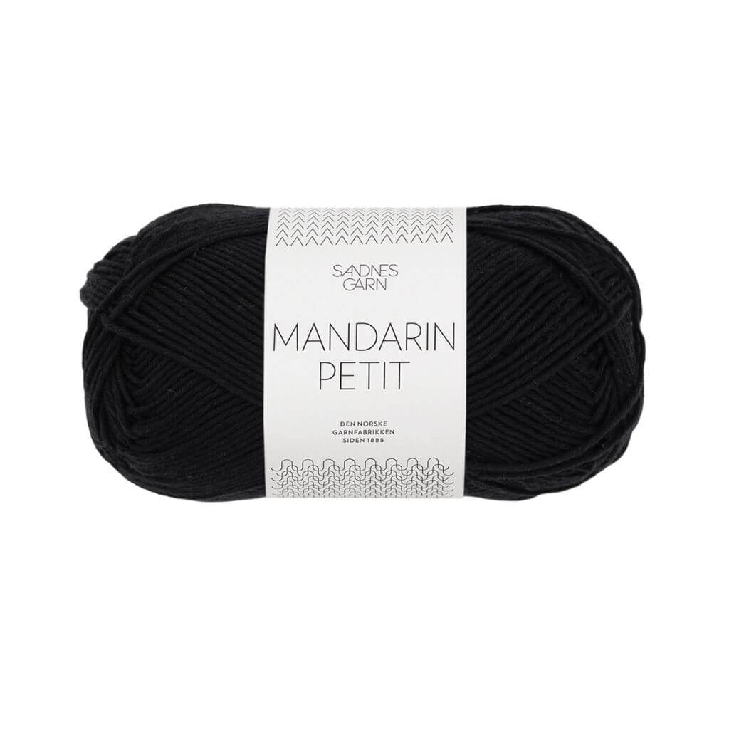 Sandnes Garn 1099 - Svart Sandnes Garn Mandarin Petit 50g Lieblingsgarn