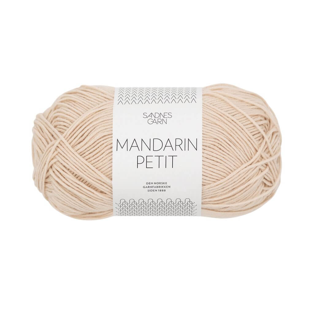 Sandnes Garn 3011 - Mandelhvit Sandnes Garn Mandarin Petit 50g Lieblingsgarn