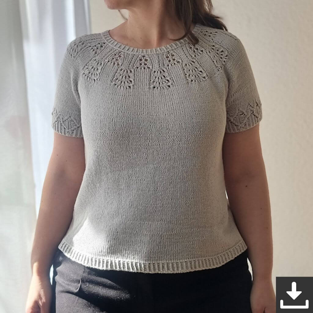 Miene Knits Saris Tee Strickanleitung - Miene Knits (PDF) bei bei bei bei bei bei bei bei bei bei Lieblingsgarn