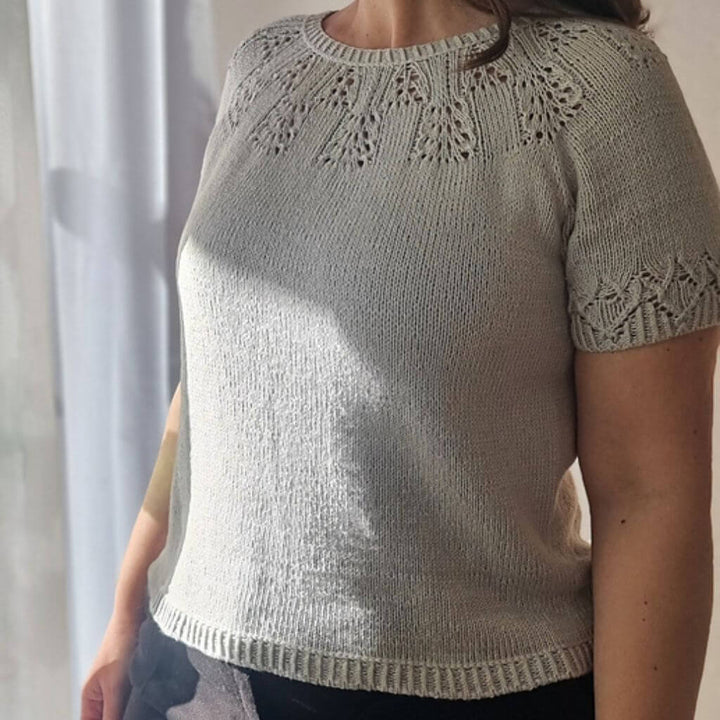 Miene Knits Saris Tee Strickanleitung - Miene Knits (PDF) bei bei bei bei bei bei bei bei bei bei Lieblingsgarn