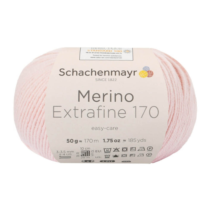 Schachenmayr 35 - Puderrosa Schachenmayr Merino Extrafine 170 Lieblingsgarn
