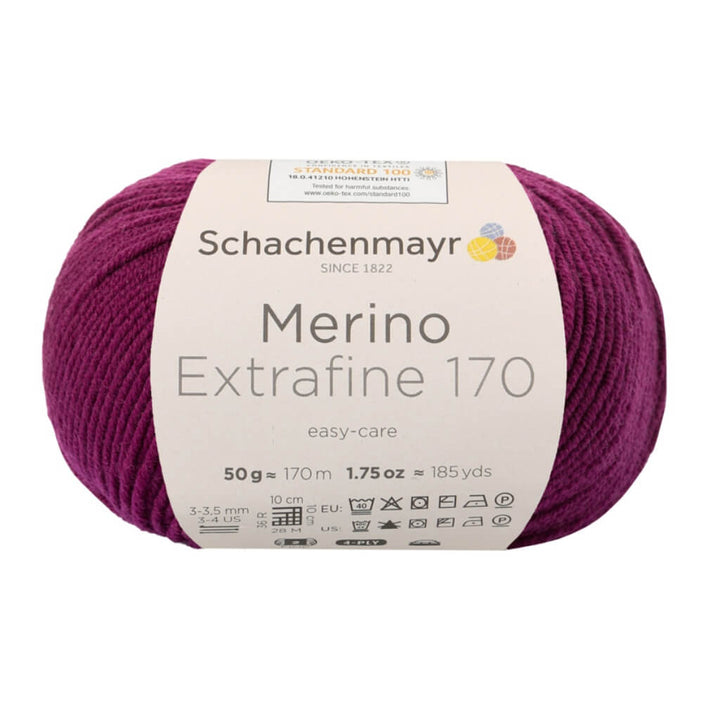 Schachenmayr 33 - Burgund Schachenmayr Merino Extrafine 170 Lieblingsgarn