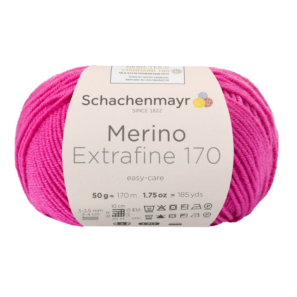 Schachenmayr 37 - Pink Schachenmayr Merino Extrafine 170 Lieblingsgarn