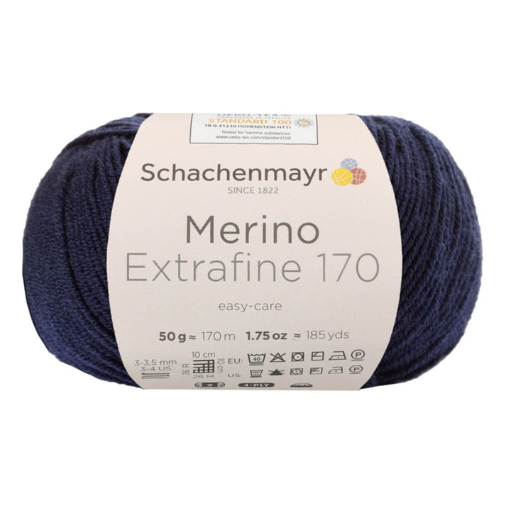 Schachenmayr 50 - Marine Schachenmayr Merino Extrafine 170 Lieblingsgarn