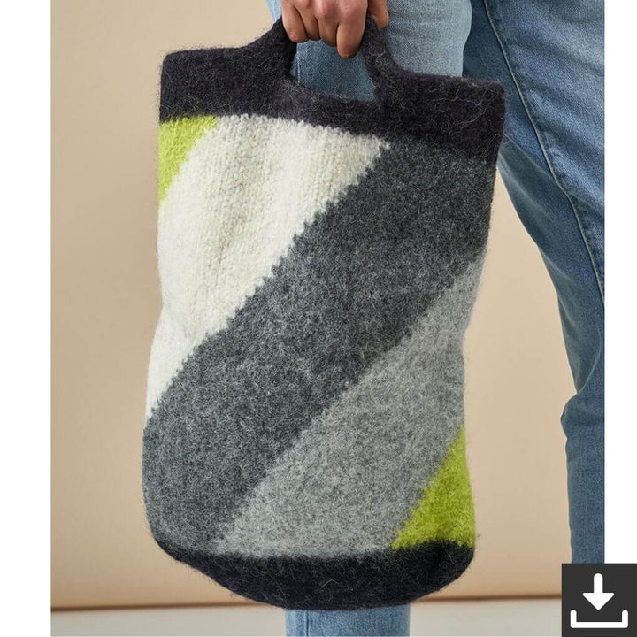 Schachenmayr Pattern Tasche aus Filzwolle Strickanleitung - Schachenmayr (PDF) Lieblingsgarn
