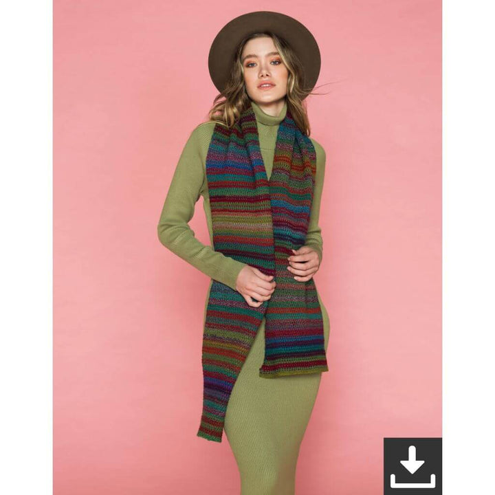 Schoppel Wolle Damen Schal Shishino Strickanleitung - Schoppel Wolle (PDF) Lieblingsgarn