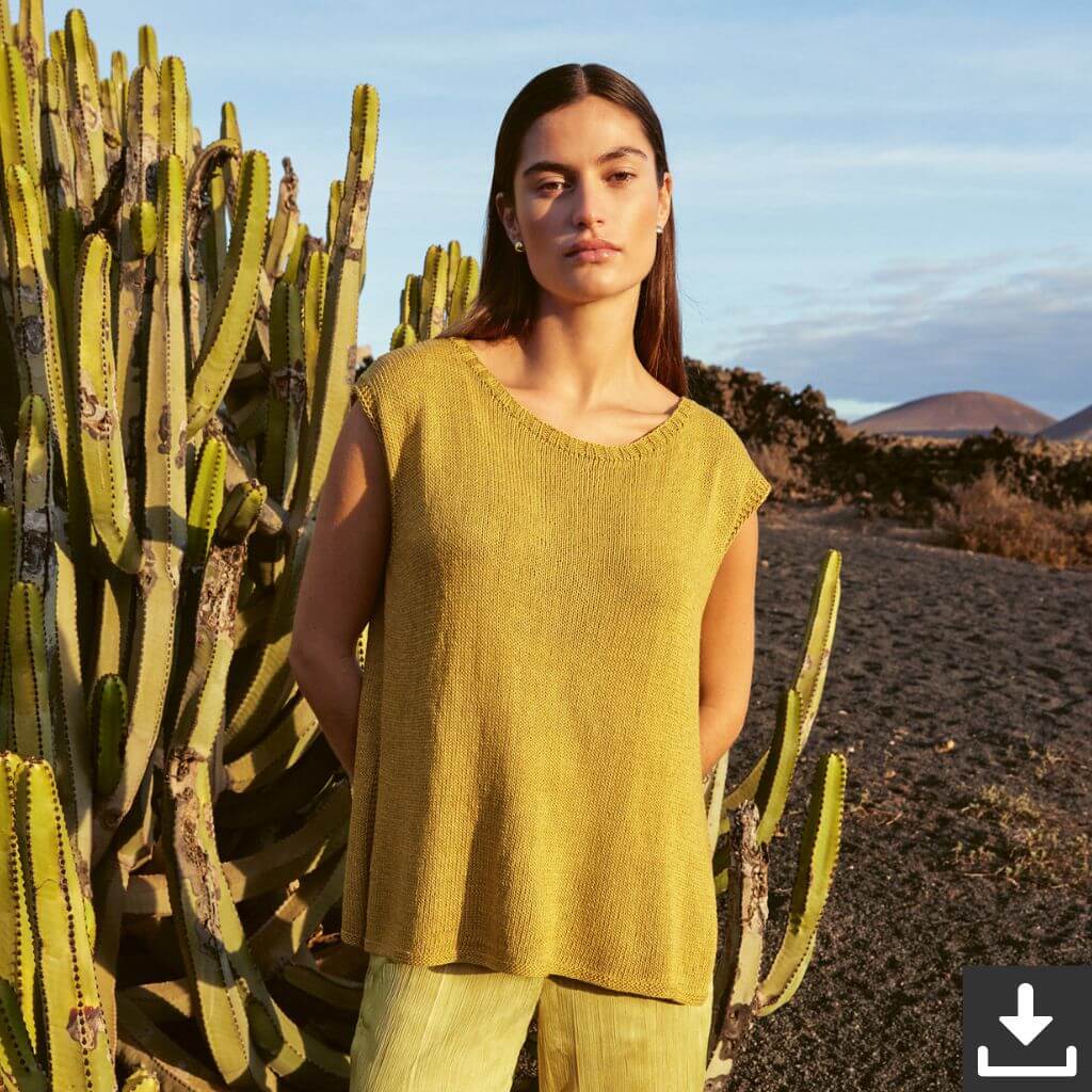 Lana Grossa Pattern Schlichtes Top Strickanleitung - Lana Grossa (PDF) Lieblingsgarn