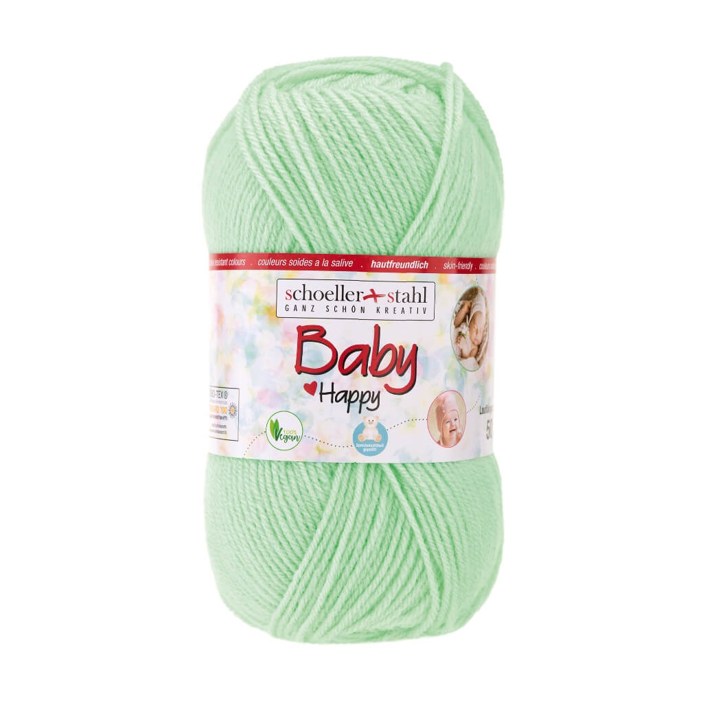 Schoeller + Stahl Schoeller+Stahl Baby Happy 50g, Farbe 15 Mint – Polyacryl bei Lieblingsgarn