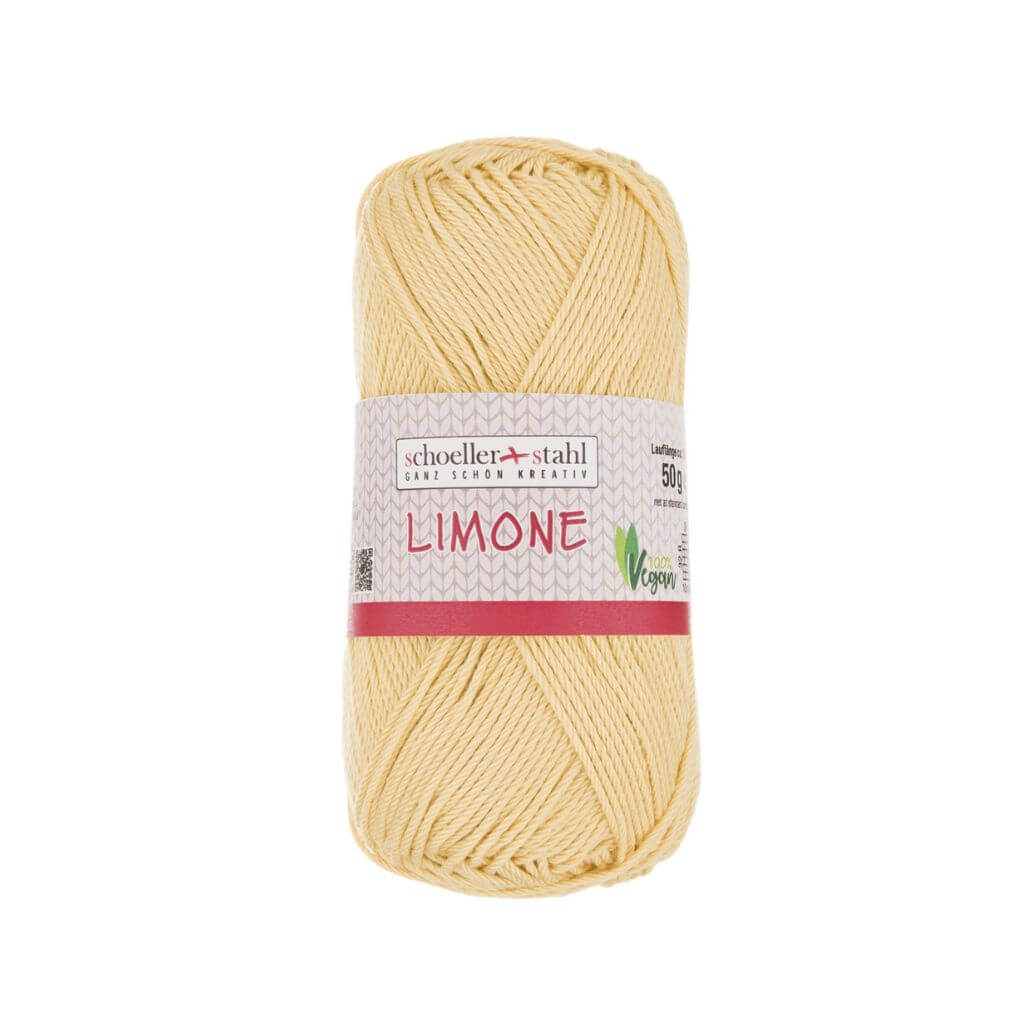 Schoeller + Stahl 214 - Safrangelb Schoeller + Stahl Limone 50g - Baumwollgarn Lieblingsgarn