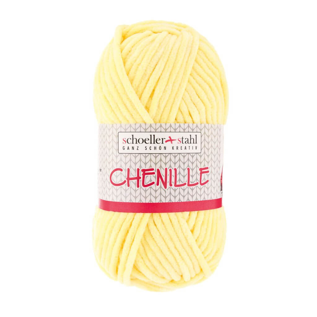 Schoeller + Stahl Chenille, Farbe 03 Zitrone – Polyester bei Lieblingsgarn