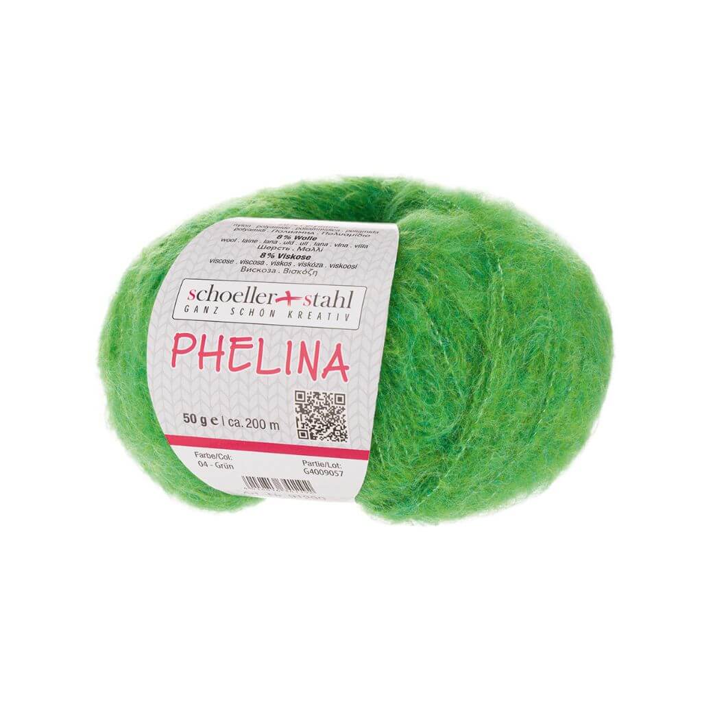 Schoeller + Stahl Phelina, Farbe 04 Gruen – Schurwolle, Synthetik und Viskose bei Lieblingsgarn