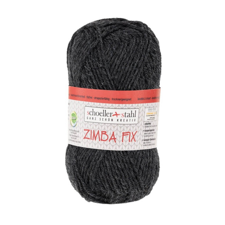 Schoeller + Stahl 1 - Anthrazit Meliert Schoeller + Stahl Zimba Fix Exp 50G Lieblingsgarn