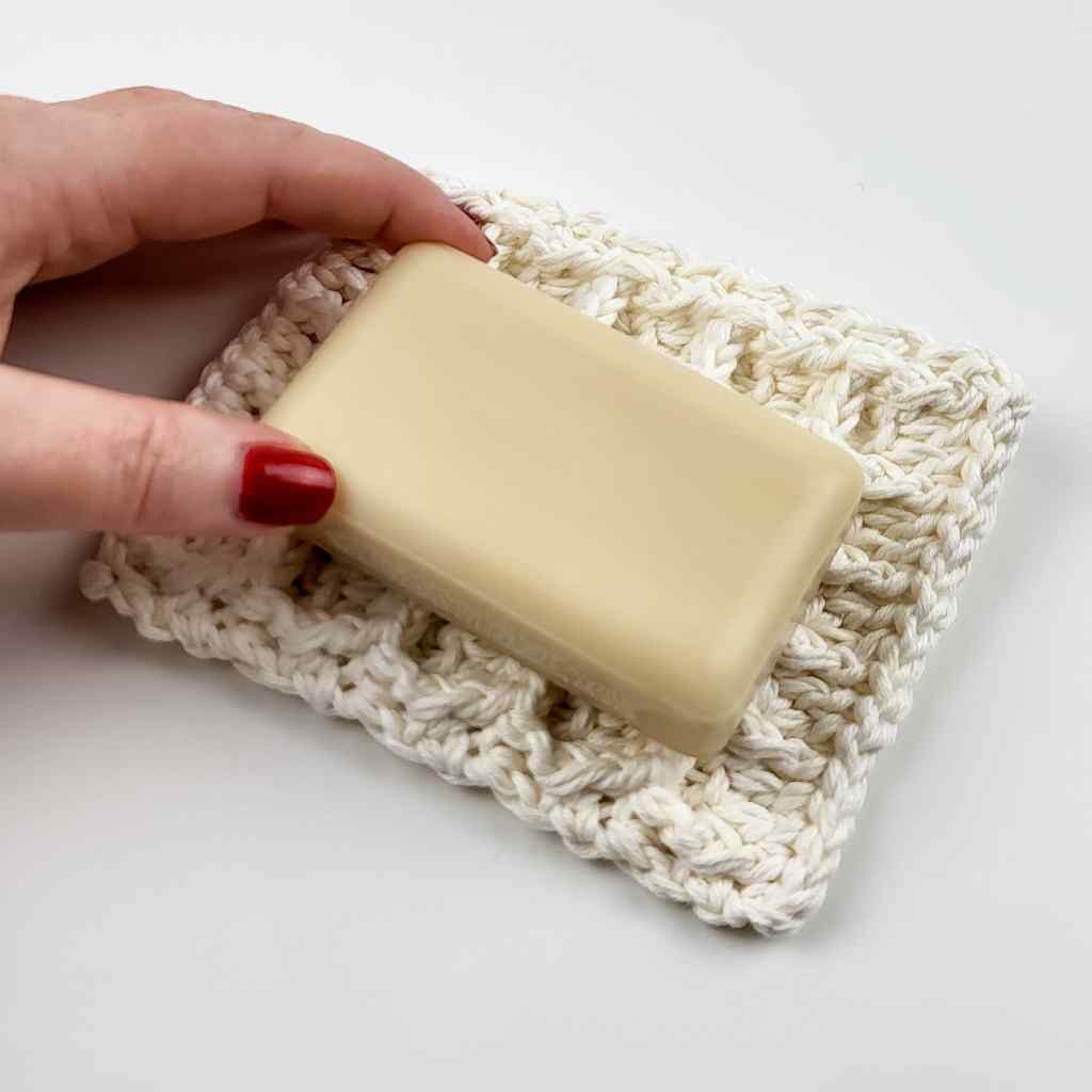 Garnja Pattern Seifenablage Seifenablage EINS Waffelmuster Häkelanleitung - Garnja (PDF) Lieblingsgarn
