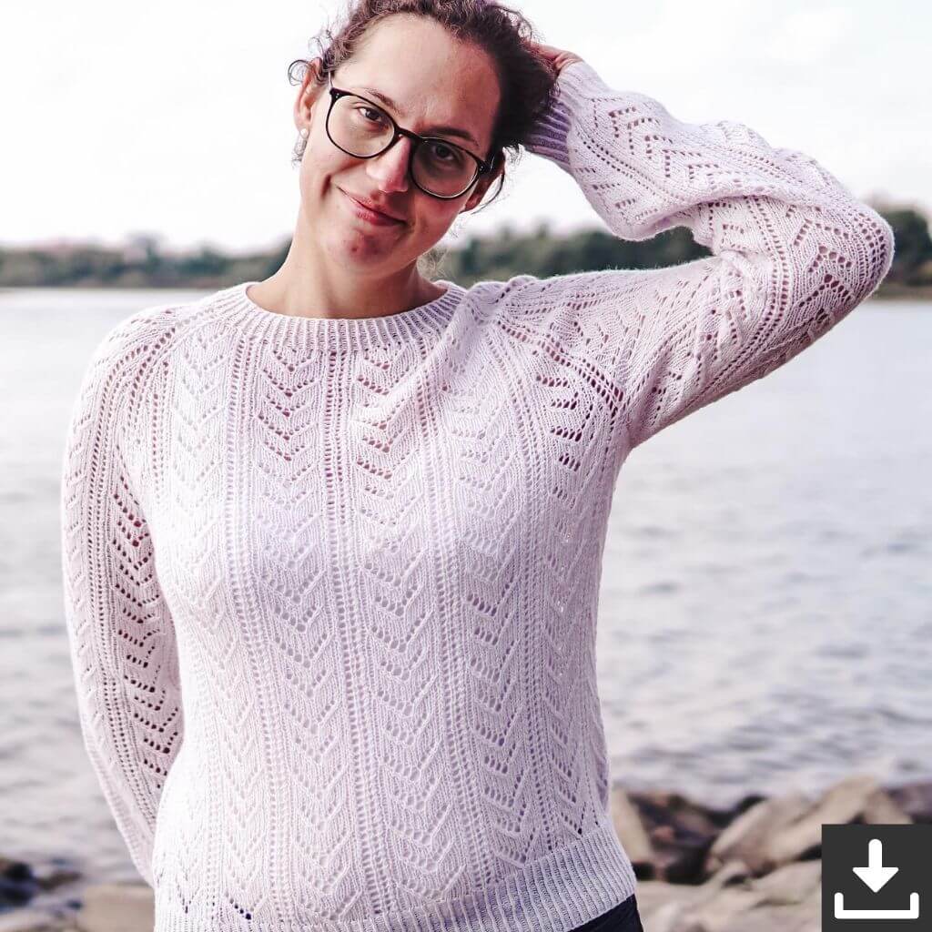 Carolin Balmes Serenas Lacesweater Strickanleitung - Carolin Balmes (PDF) bei bei bei bei bei bei bei bei bei Lieblingsgarn
