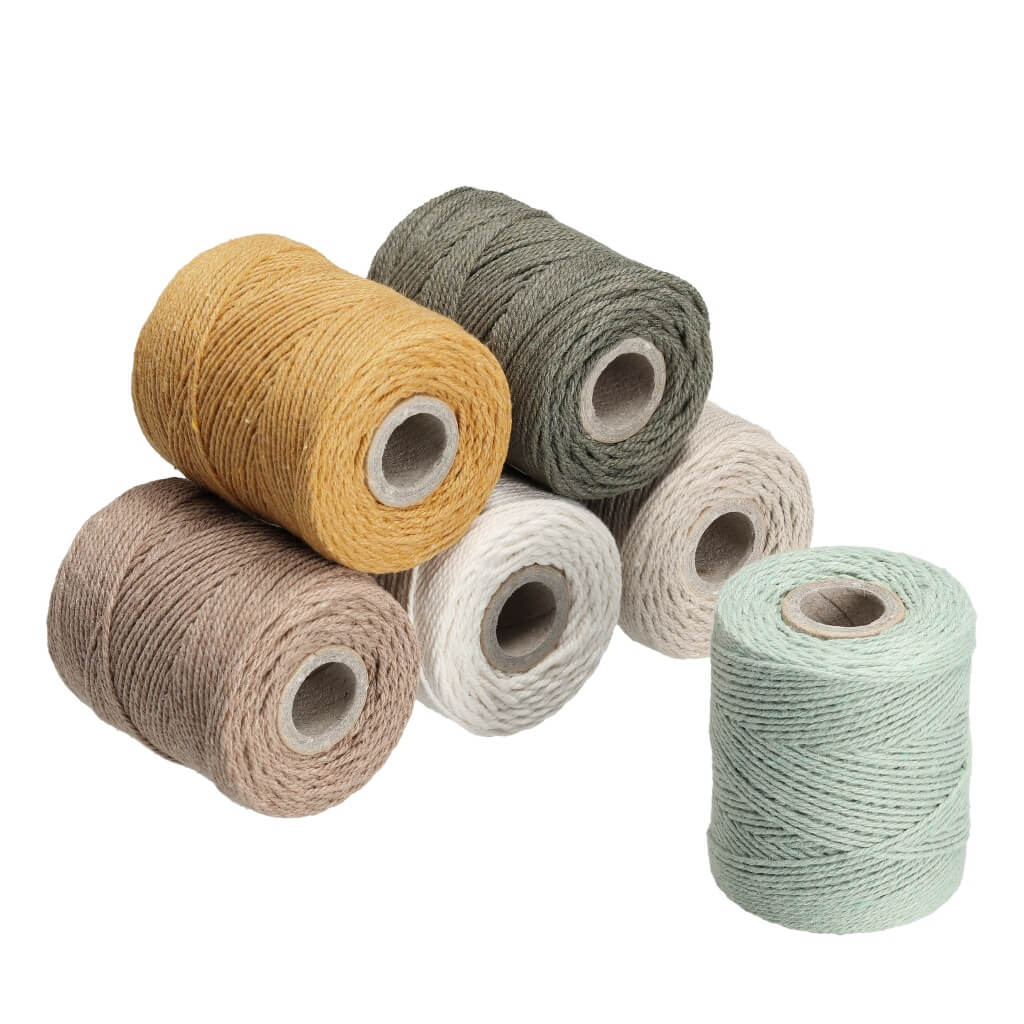 Lieblingsgarn Filani Lieblingsgarn - Natur Set aus 6 x Premium Garn 1 mm Lieblingsgarn