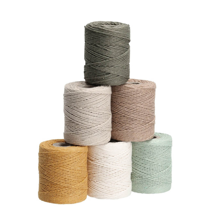 Lieblingsgarn Filani Lieblingsgarn - Natur Set aus 6 x Premium Garn 1 mm Lieblingsgarn