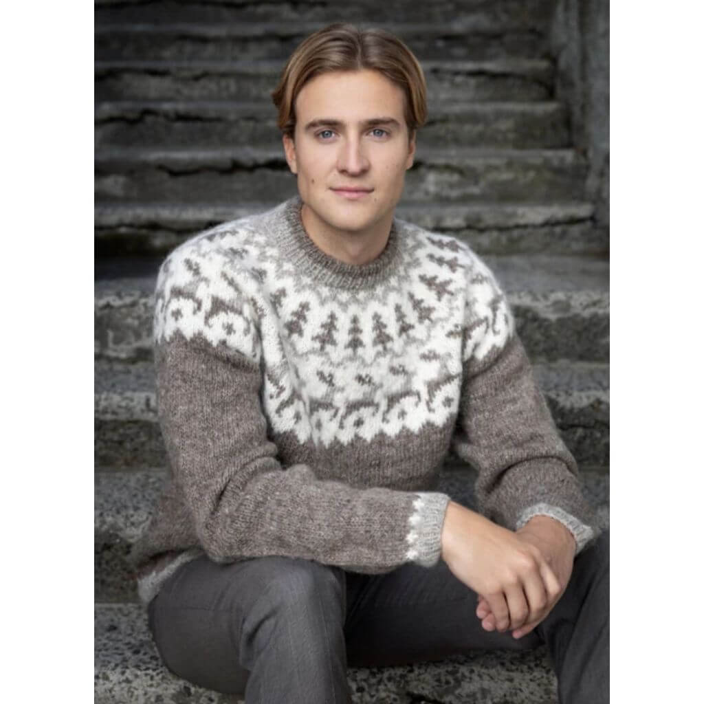 Lopi Herren Pullover Hreindýr í snjó Strickanleitung – Produktansicht bei bei bei bei bei bei bei bei bei bei Lieblingsgarn