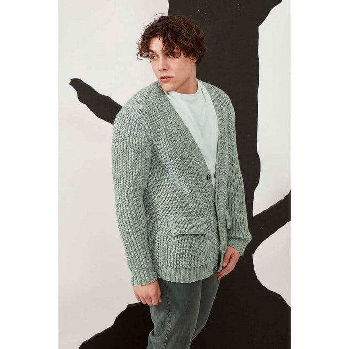 Lang Yarns Herrencardigan Strickanleitung - LangYarns (PDF) – Bild 3 von 3 bei Lieblingsgarn