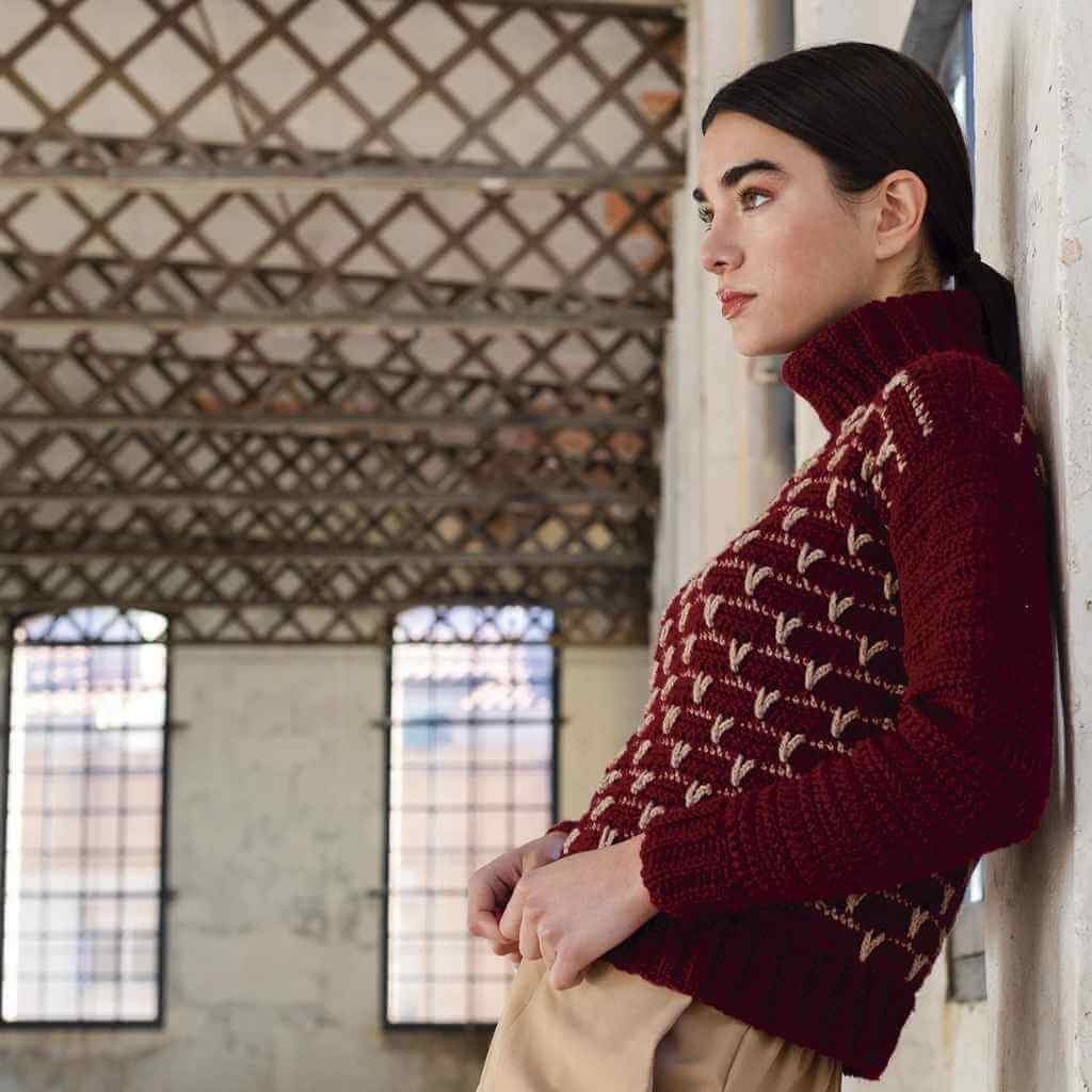 Pullover Bailarinas Häkelanleitung - Katia (PDF)