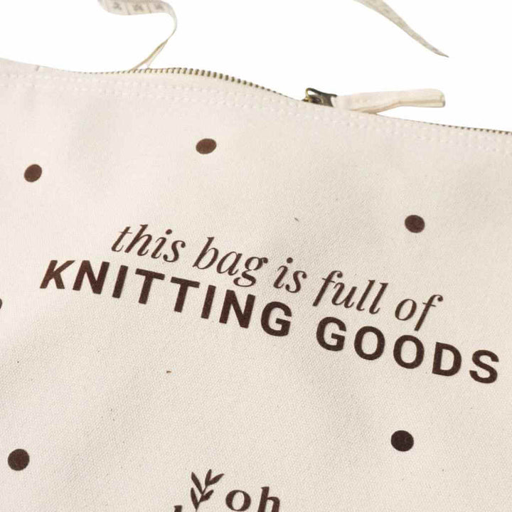 ohliske Canvas Zubehörtasche - Knitting Goods