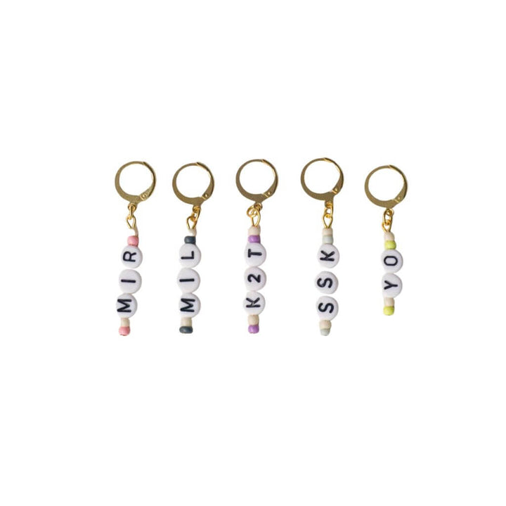 ohliske Maschenmarkierer Set Buchstaben – 5er Set
