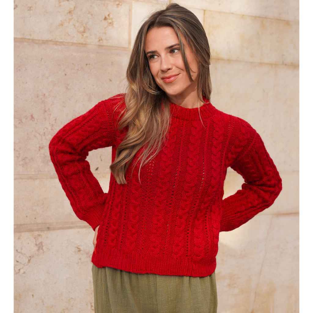 Judith Jelena Cable Sweater No. 1 Strickanleitung – Produktansicht bei bei bei bei bei bei bei bei bei bei bei Lieblingsgarn