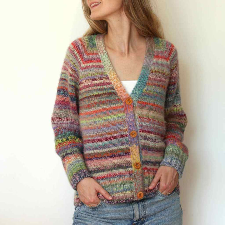 HAPPY Cardigan Maxi Strickanleitung - Frau Riedel Strickt (PDF) – Produktansicht bei bei bei bei bei bei bei Lieblingsgarn