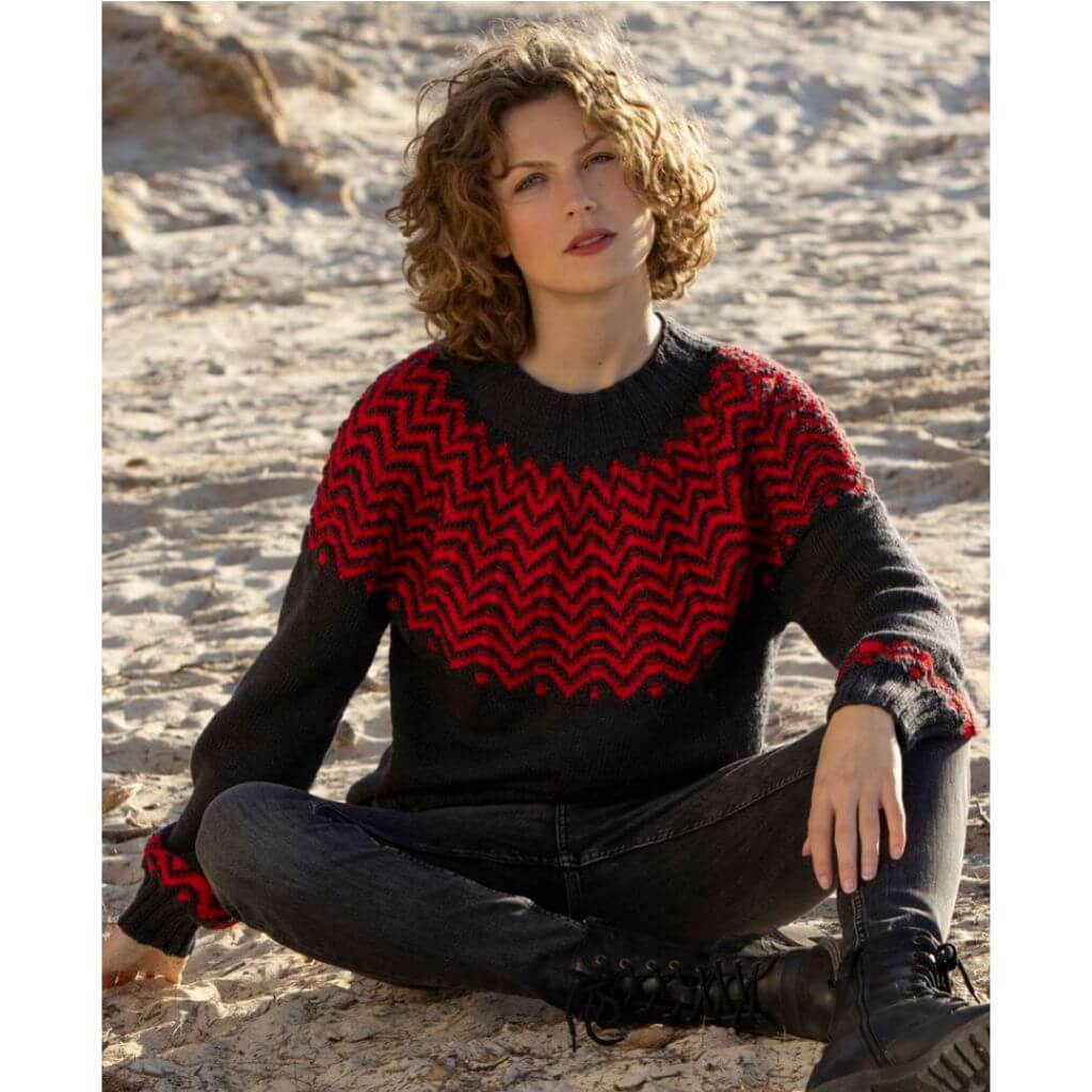 Austermann Rundpassenpullover Modell 25045 Strickanleitung – Produktansicht bei bei bei bei bei Lieblingsgarn