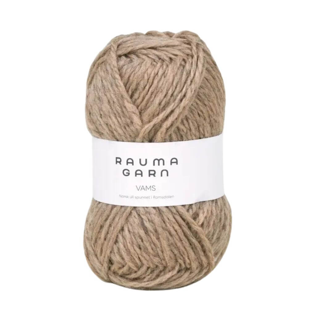 Rauma Vams, Farbe 308 Sand Melert – Schurwolle bei Lieblingsgarn