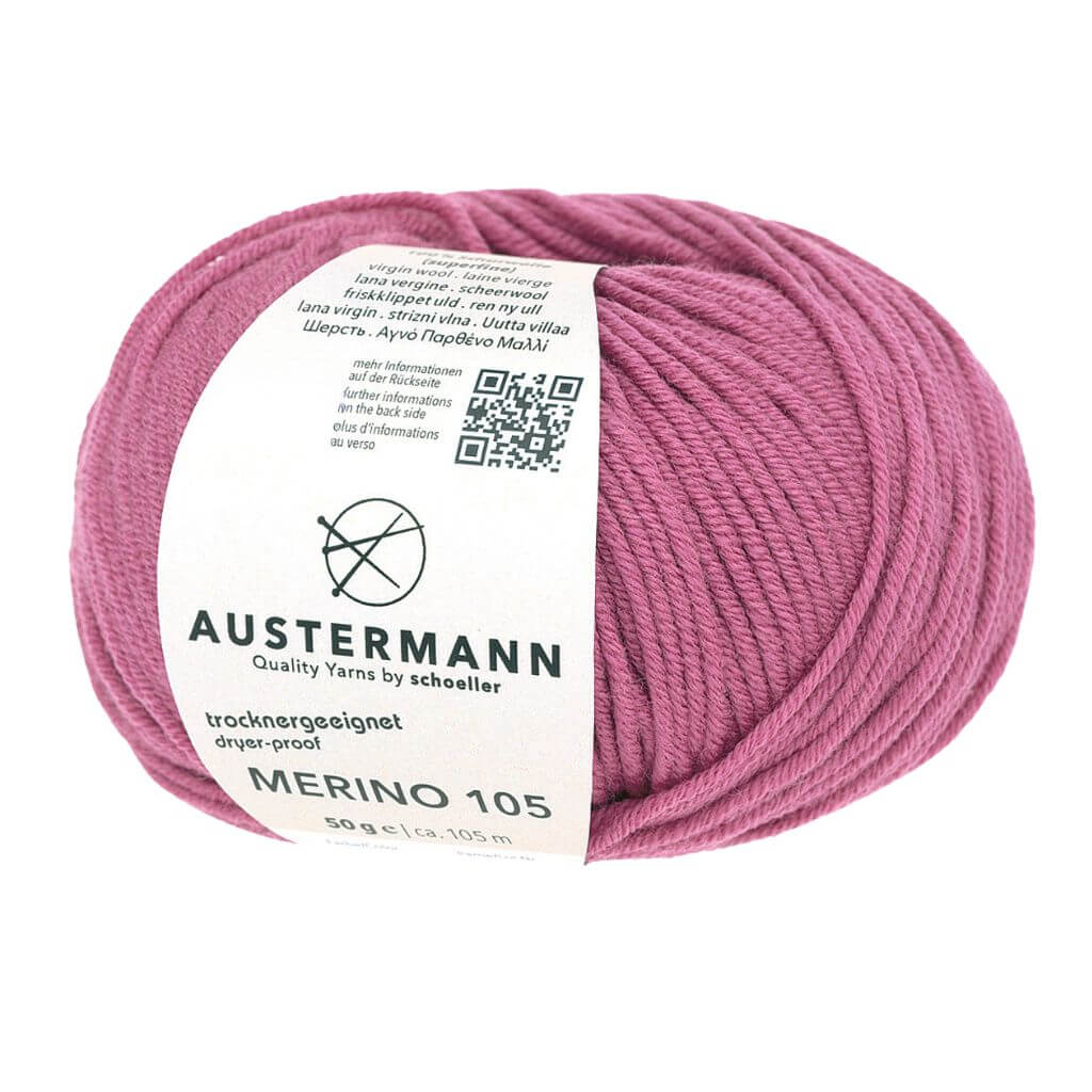 Austermann Merino 105, Farbe 341 Pink Lipstic – Merino bei Lieblingsgarn