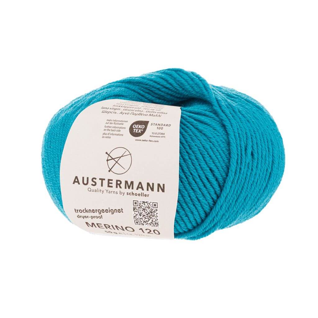Austermann Merino 120, Farbe 133 Petrol – Merino und Schurwolle bei Lieblingsgarn