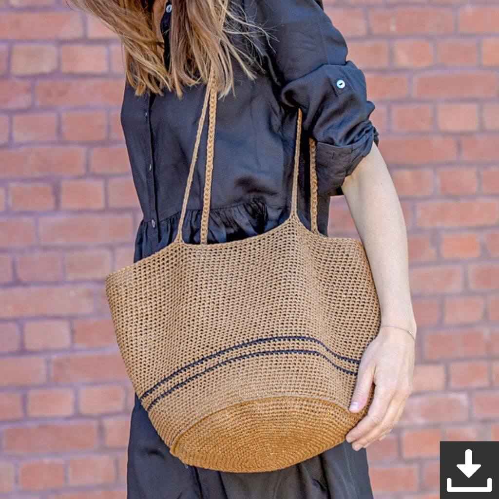 Paulastrickt Pattern Siena Tasche Häkelanleitung - Paulastrickt (PDF) Lieblingsgarn