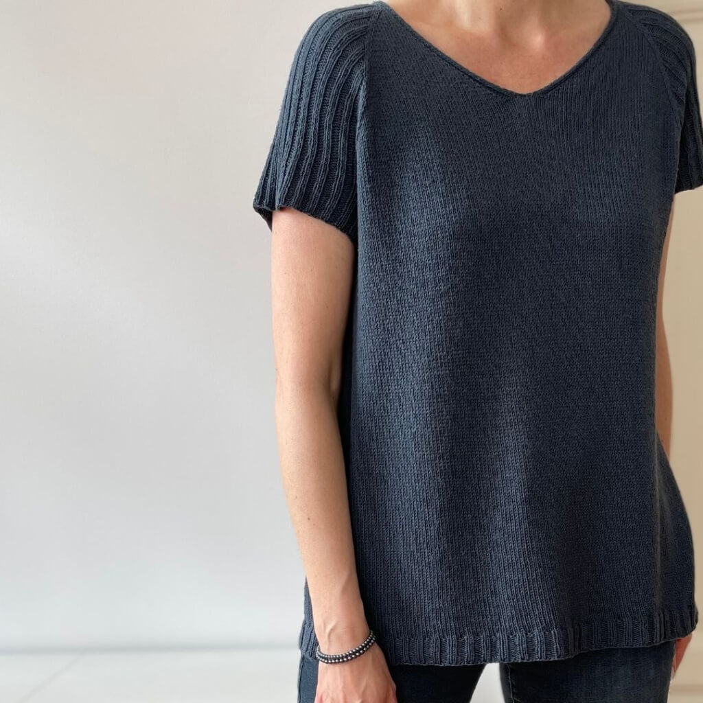 Christina Körber-Reith Shirt Silka Tee Strickanleitung - Christina Körber-Reith (PDF) bei bei bei bei bei bei Lieblingsgarn