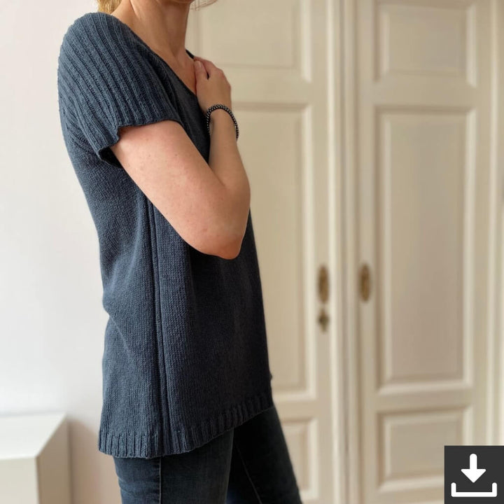 Christina Körber-Reith Shirt Silka Tee Strickanleitung - Christina Körber-Reith (PDF) bei bei bei bei bei bei Lieblingsgarn
