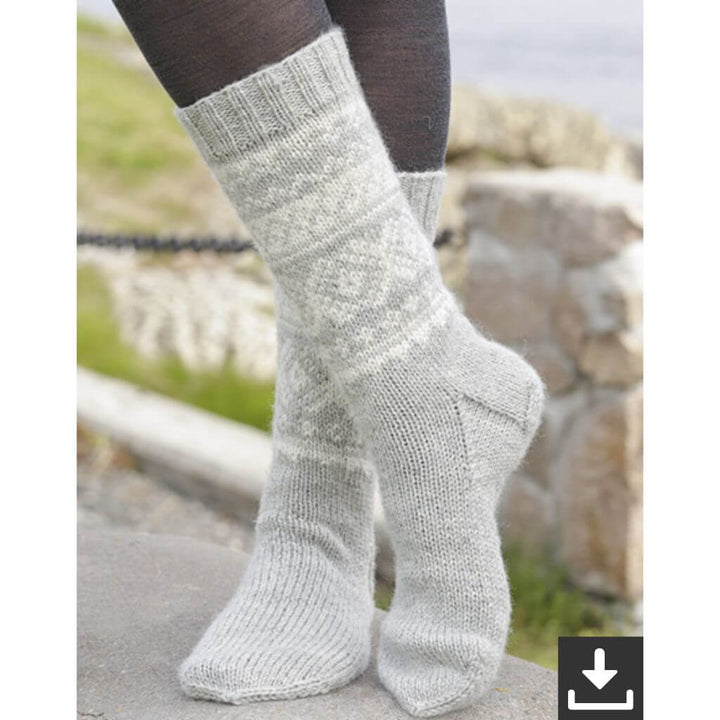 Drops Silver Dreams Socks Strickanleitung - Drops Design (PDF) bei bei bei bei bei bei bei bei bei bei bei Lieblingsgarn