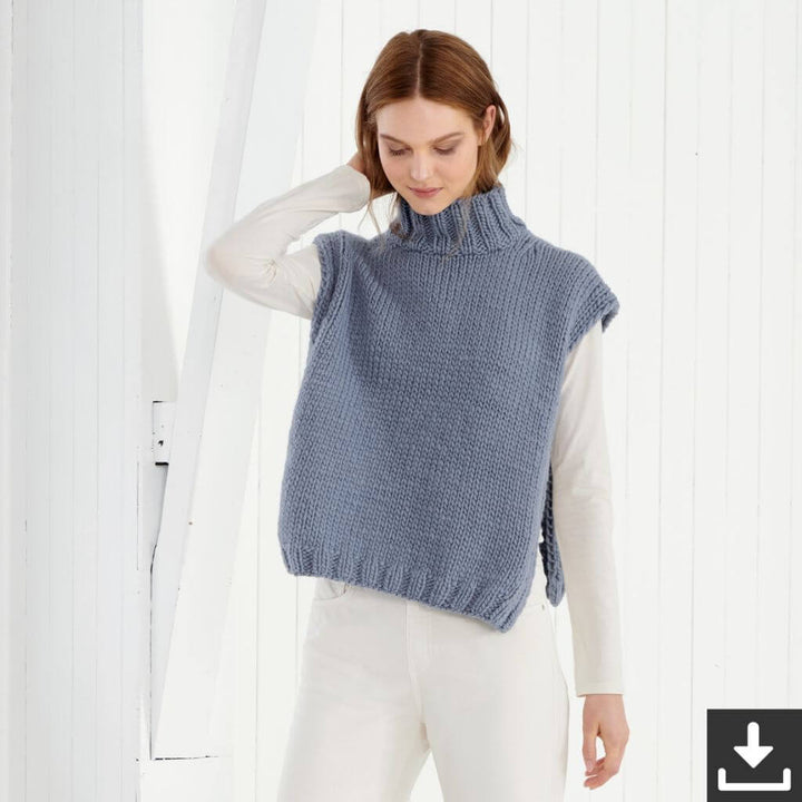 Lana Grossa Pattern Slipover Strickset - Lana Grossa (PDF) Lieblingsgarn