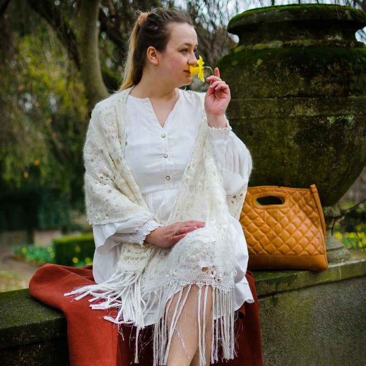 cickadesign Pattern Tuch Snowdrop Shawl Häkelanleitung - Cicka Design (PDF) Lieblingsgarn